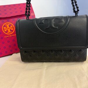 Tory Burch Black Quilted Women's Bag